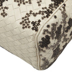 Bottega Veneta Intrecciato 2-Way Shoulder Bag White Gray Leather — view 6