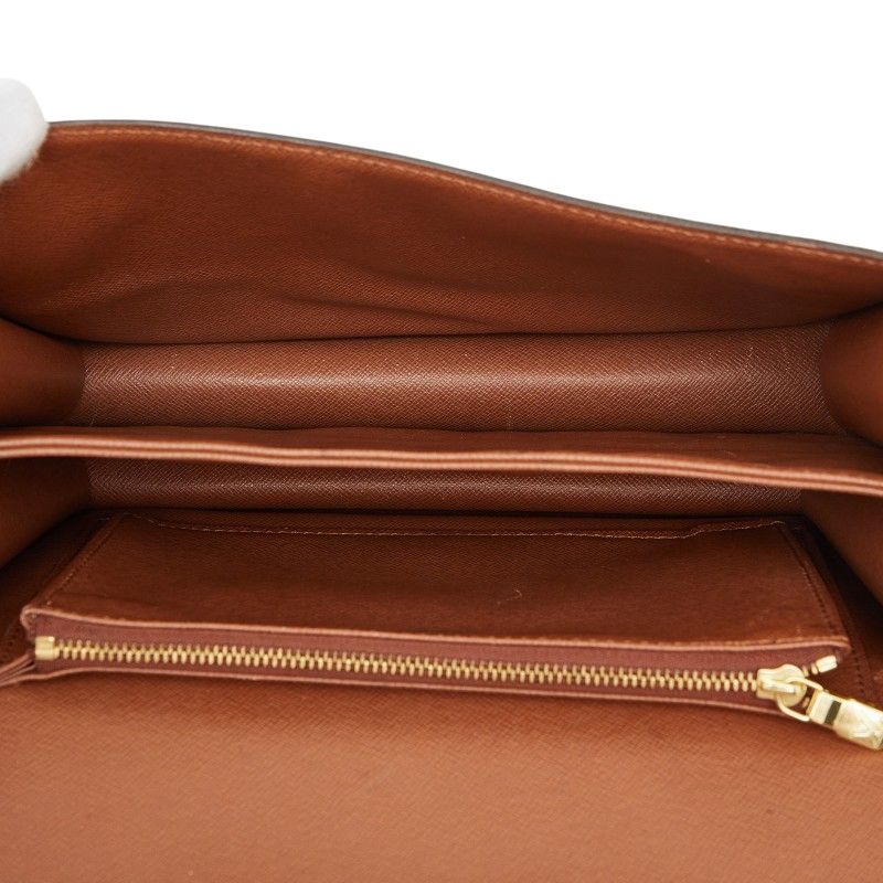 Louis Vuitton Monogram Raspail Crossbody Shoulder Bag Brown Leather — view 9