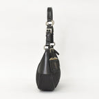 Prada Bag Triangle Logo Nylon Black Silver — view 2