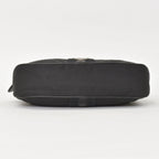 Prada Bag Triangle Logo Nylon Black Silver — view 8