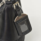 Prada Bag Triangle Logo Nylon Black Silver — view 5
