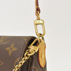 Louis Vuitton Favorite MM 2-Way Shoulder Bag Monogram Brown — view 6