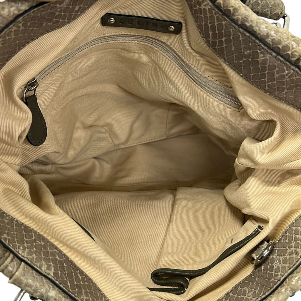 Celine Shoulder Bag Gray Beige 2-Way — view 7
