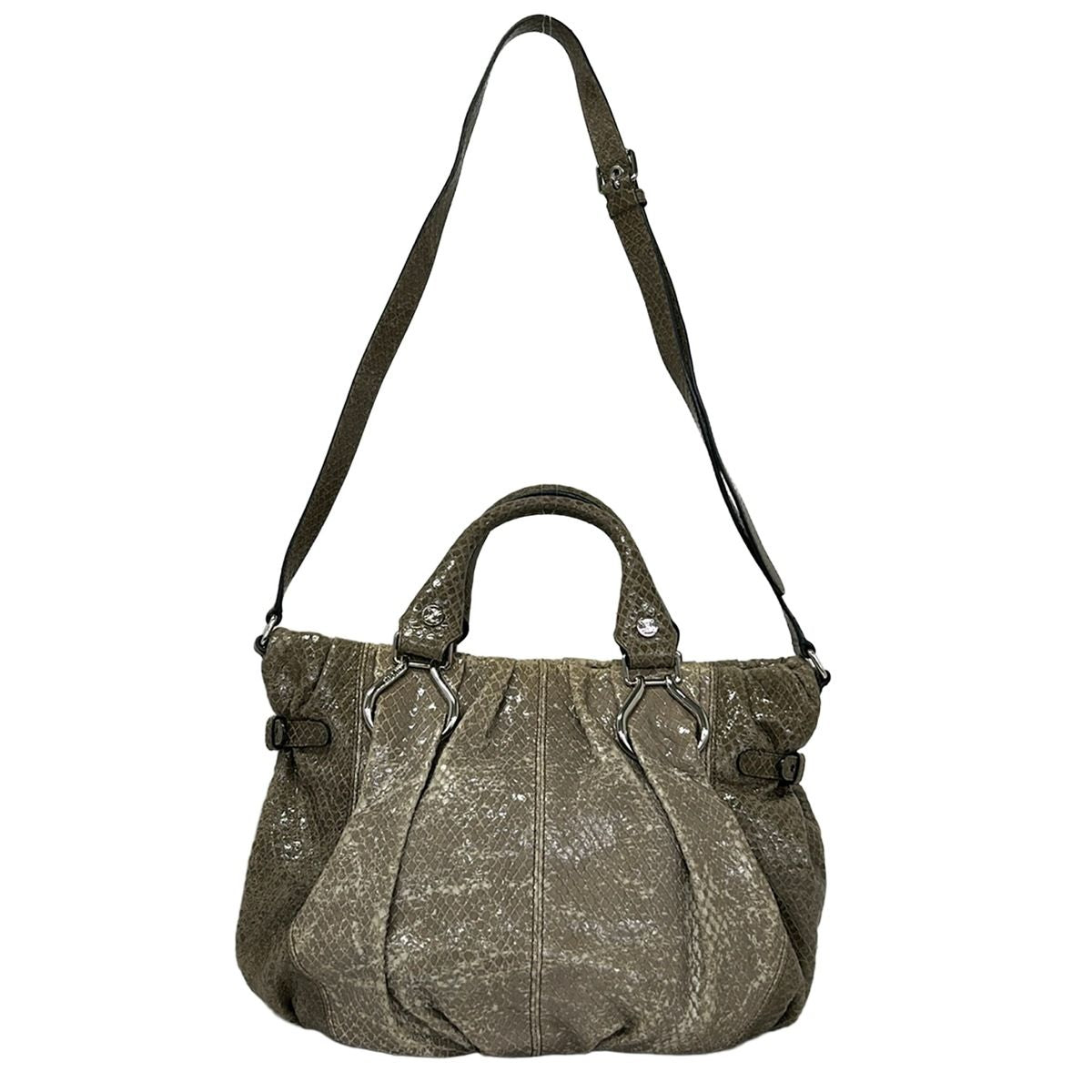 Celine Shoulder Bag Gray Beige 2-Way — view 3