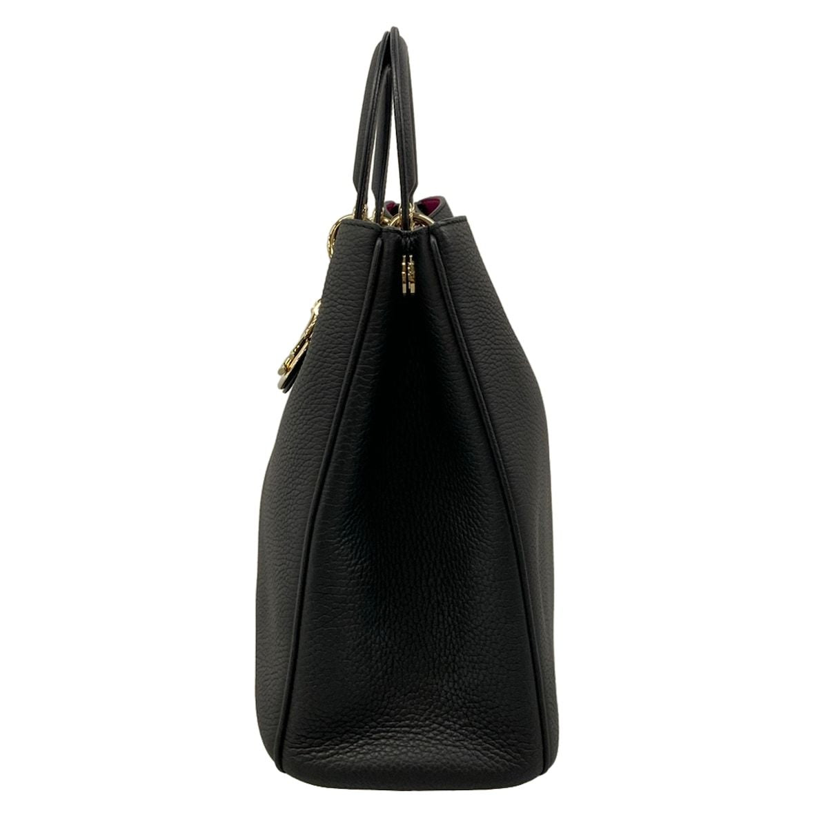 Dior Tote Diorissimo Black Leather — view 4