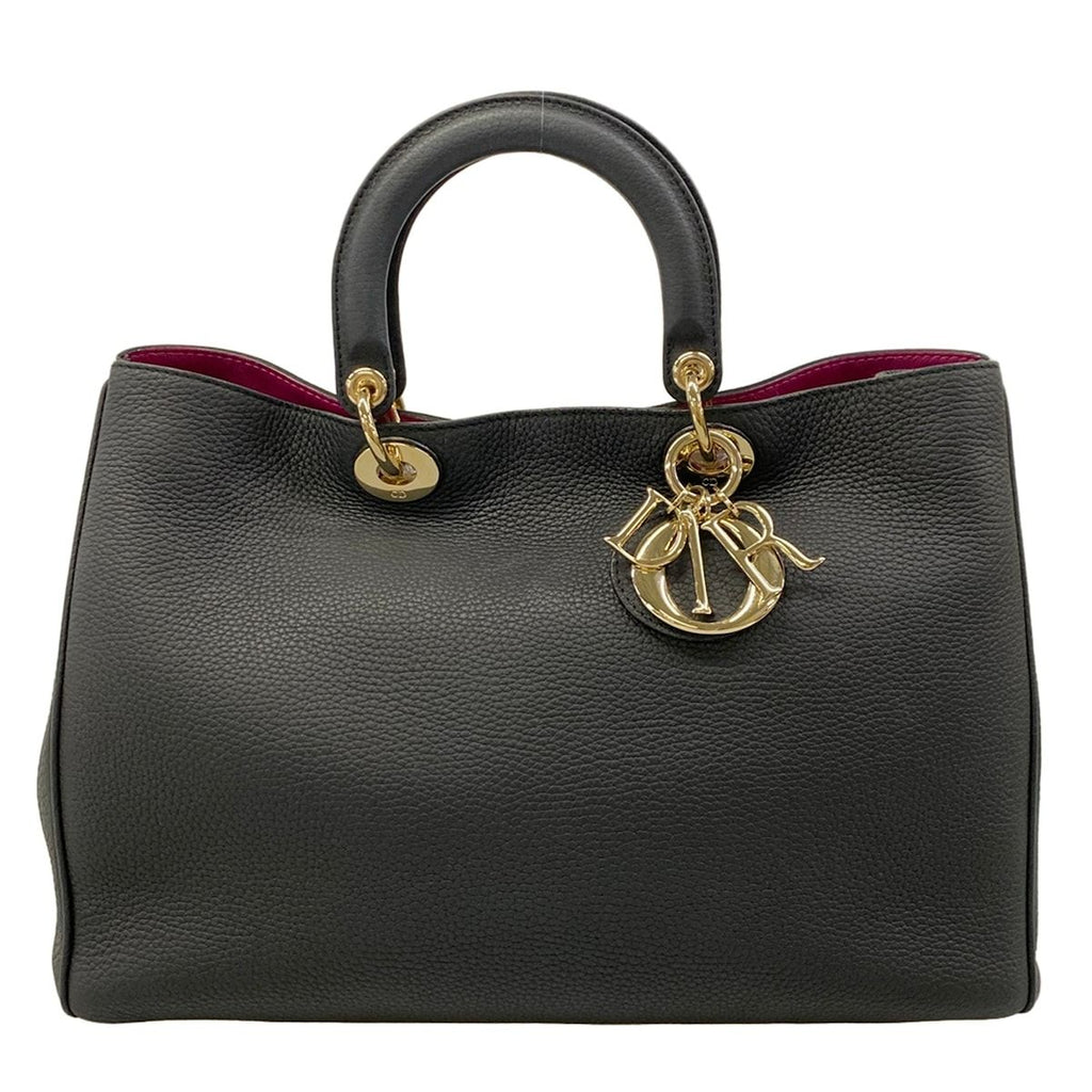 Dior Tote Diorissimo Black Leather