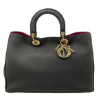 Dior Tote Diorissimo Black Leather