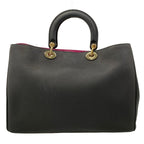 Dior Tote Diorissimo Black Leather — view 3