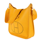 Hermes Evelyne I Yellow Leather Handbag — view 2