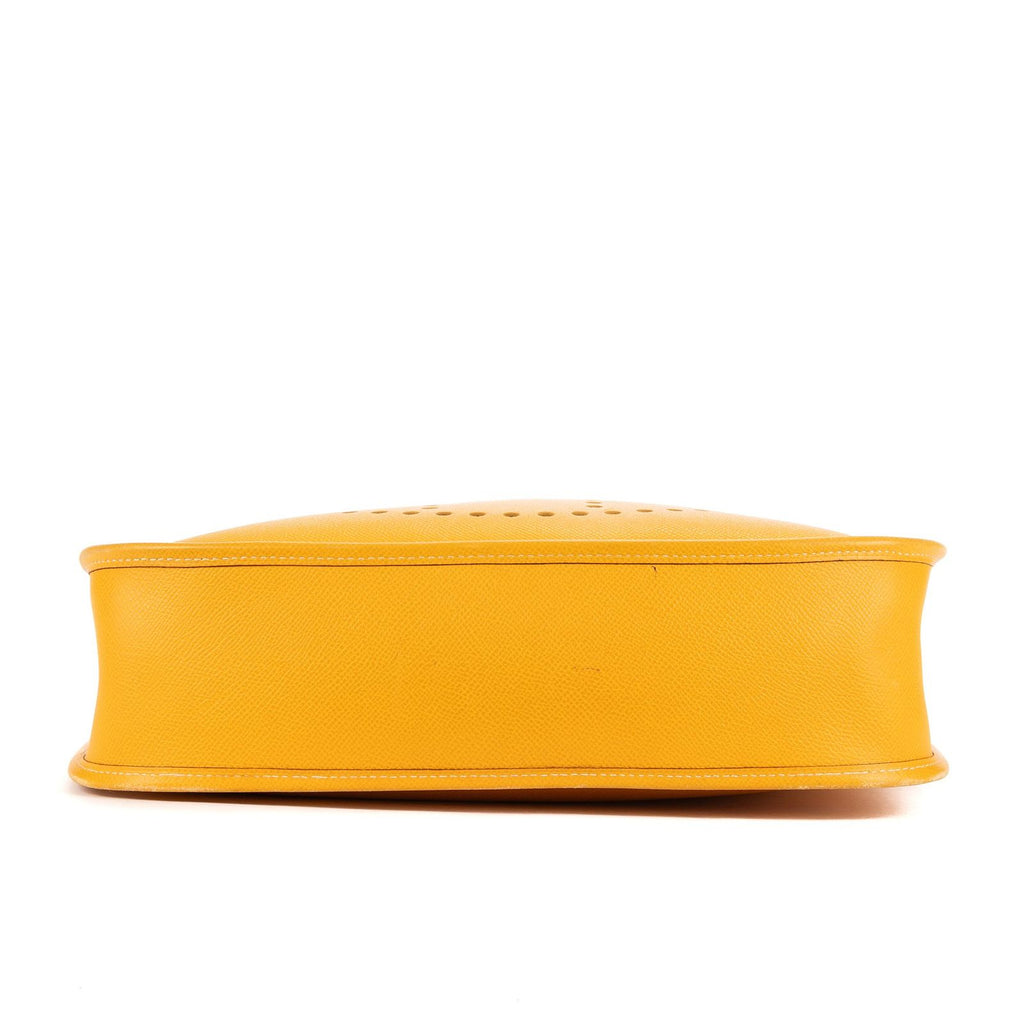 Hermes Evelyne I Yellow Leather Handbag — view 6
