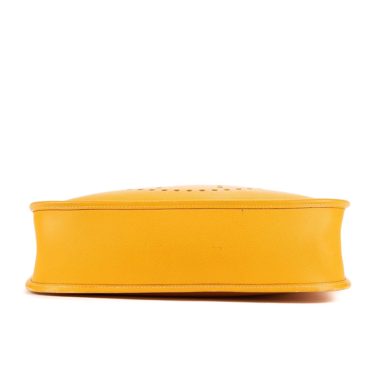 Hermes Evelyne I Yellow Leather Handbag — view 6