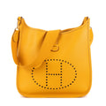 Hermes Evelyne I Yellow Leather Handbag
