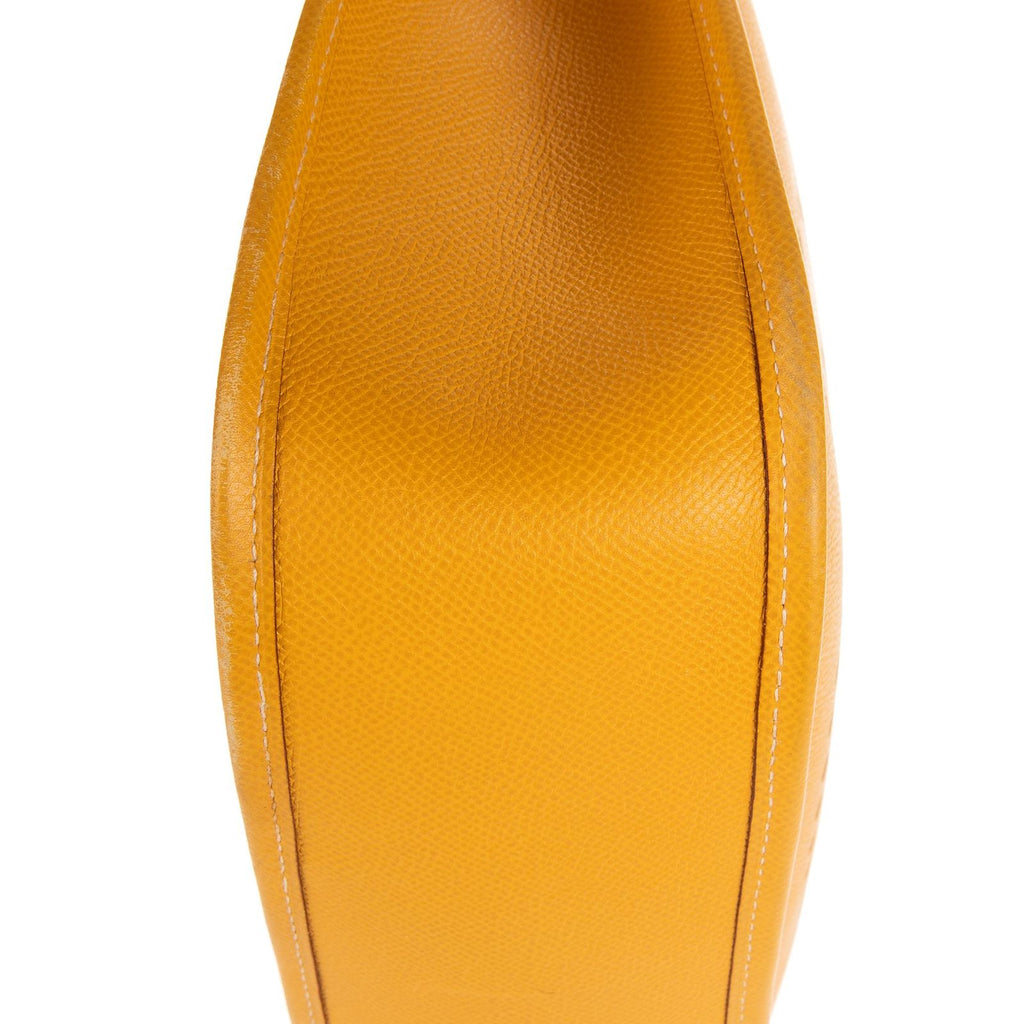 Hermes Evelyne I Yellow Leather Handbag — view 7