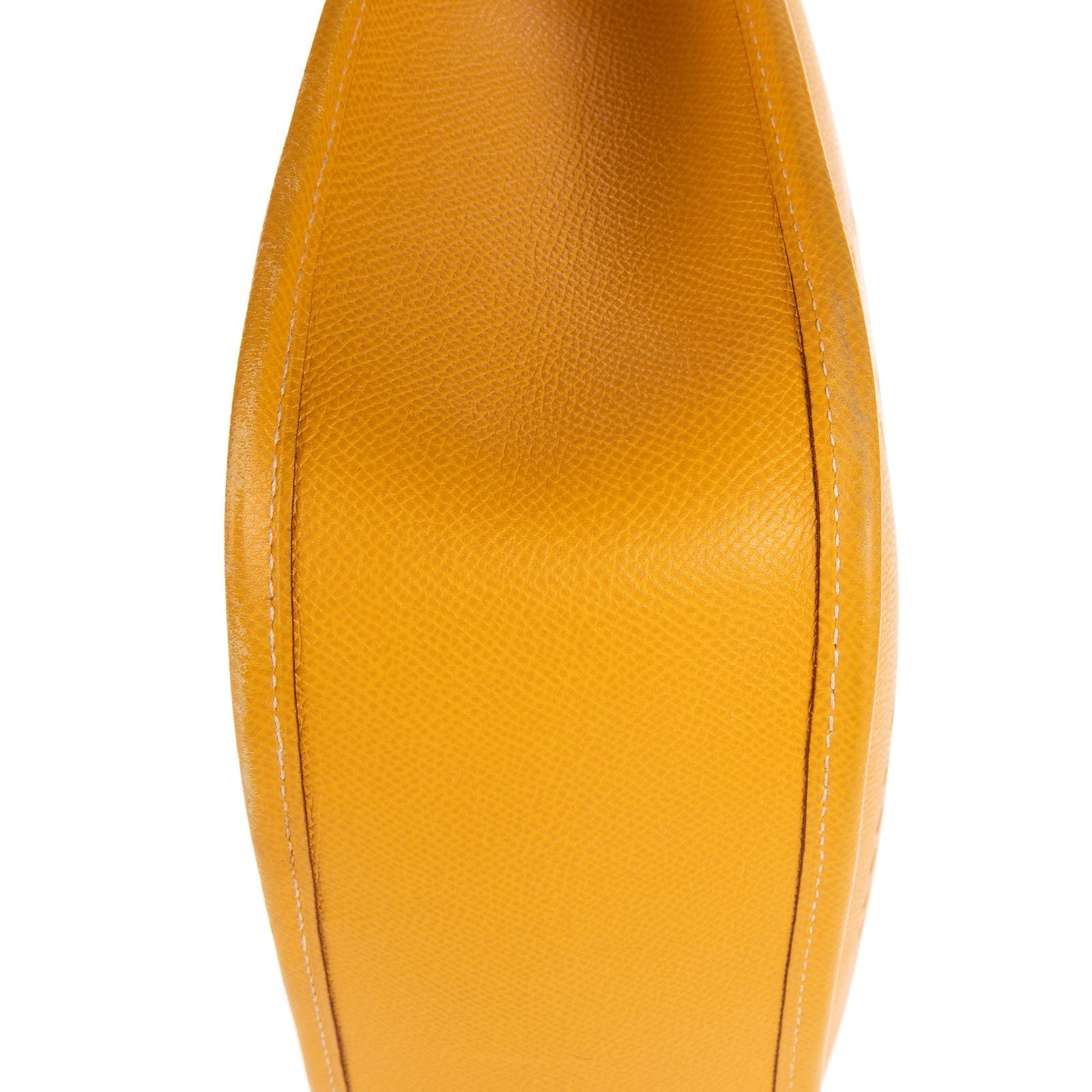 Hermes Evelyne I Yellow Leather Handbag — view 7