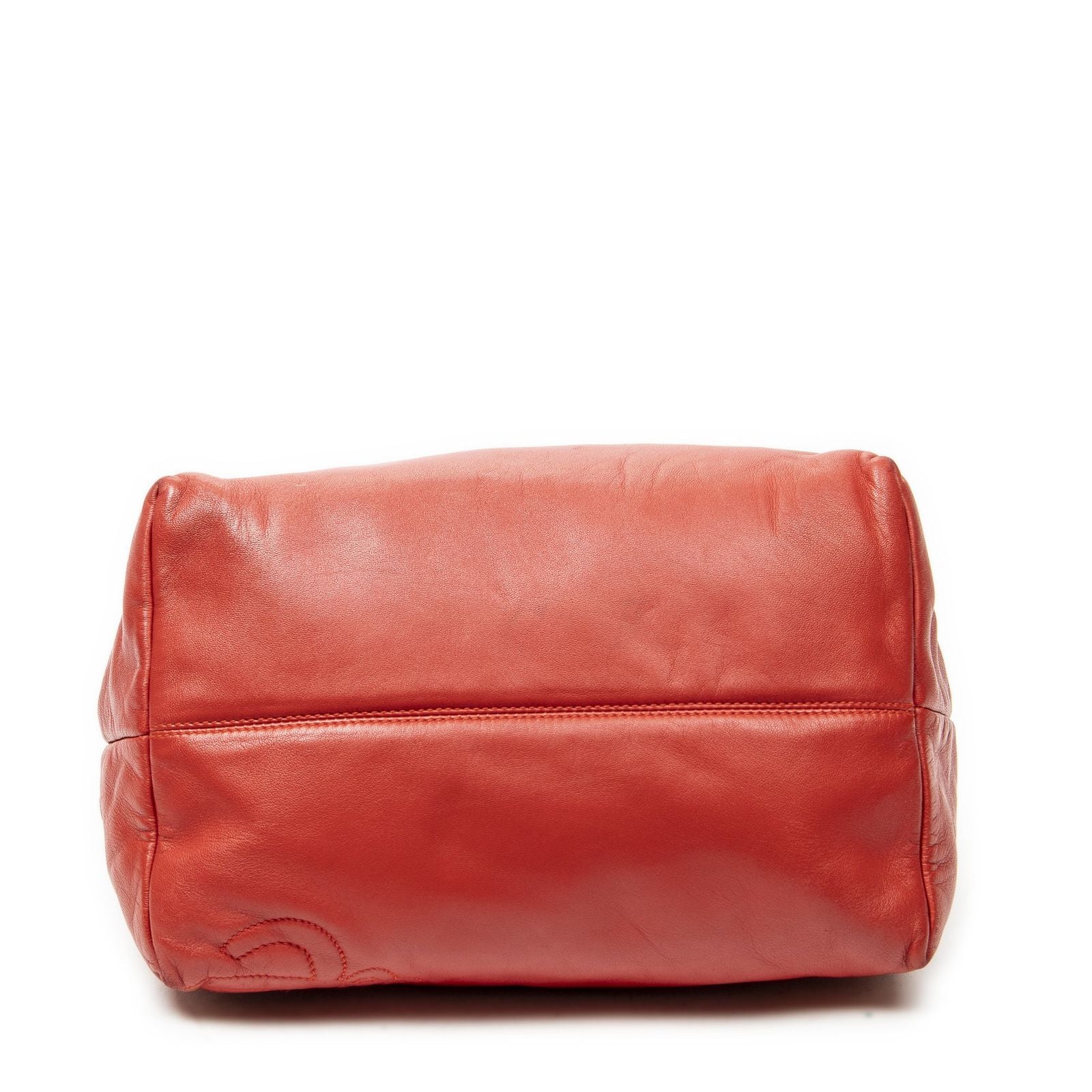 Loewe Anagram Knot Bag Red Calfskin Leather — view 6