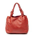 Loewe Anagram Knot Bag Red Calfskin Leather