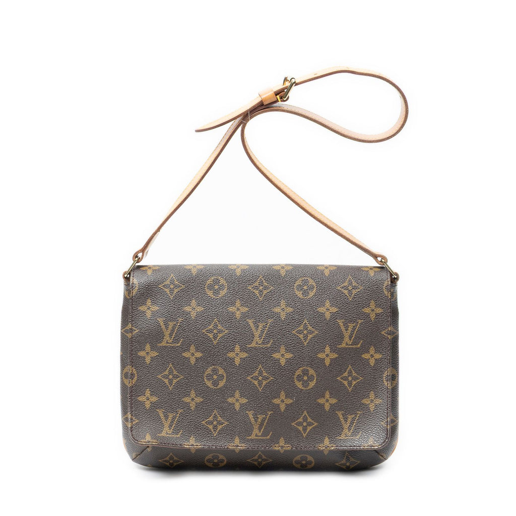 Louis Vuitton Musette Tango Brown Monogram Canvas Shoulder