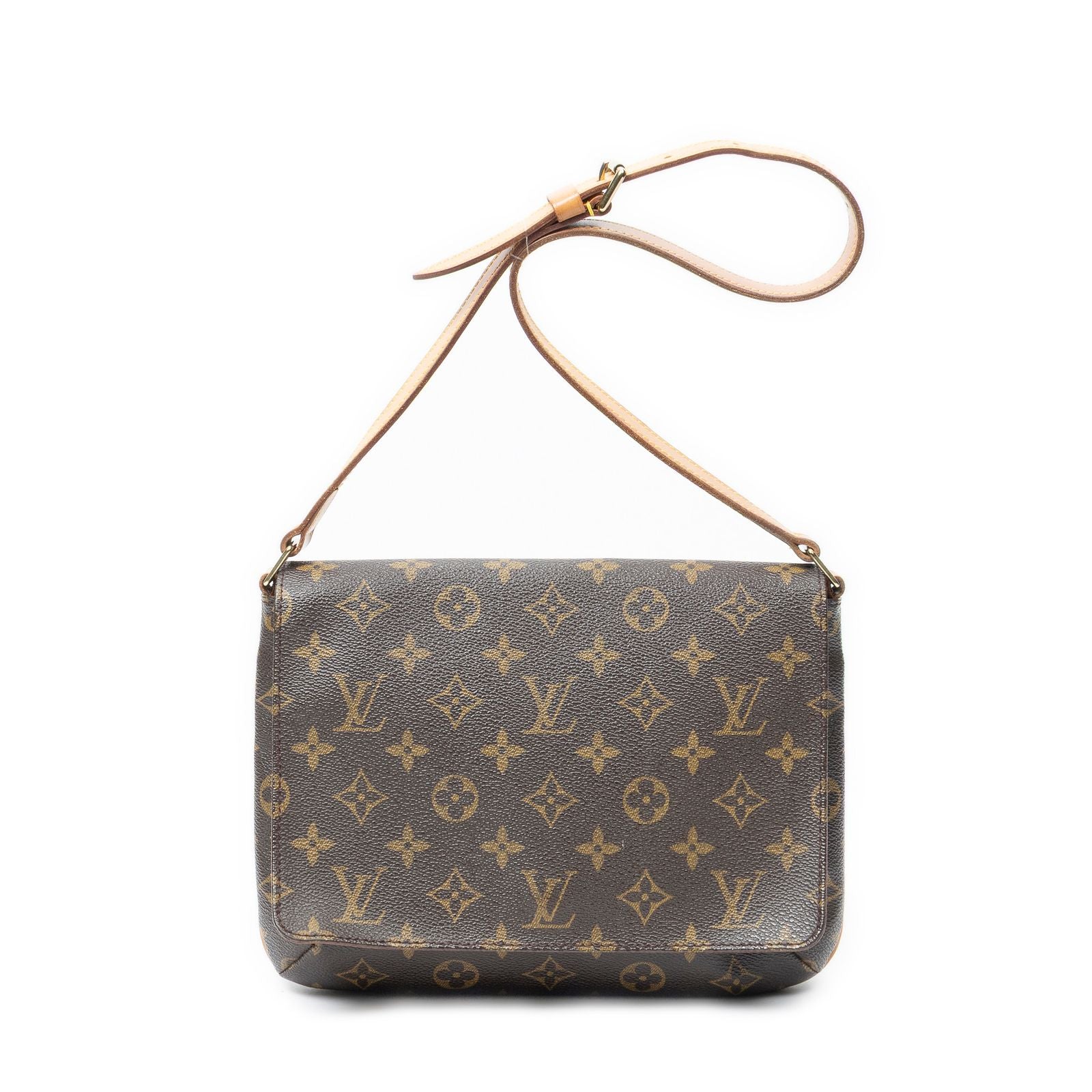 Louis Vuitton Musette Tango Brown Monogram Canvas Shoulder