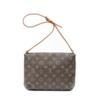 Louis Vuitton Musette Tango Brown Monogram Canvas Shoulder — view 5