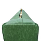 Louis Vuitton Alma Green Epi Handbag — view 8