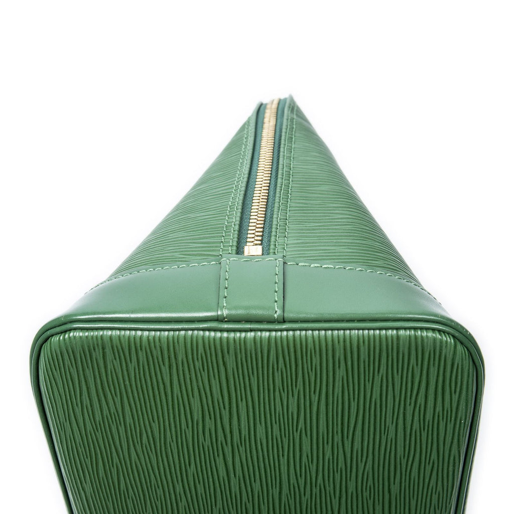 Louis Vuitton Alma Green Epi Handbag — view 7