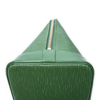 Louis Vuitton Alma Green Epi Handbag — view 7