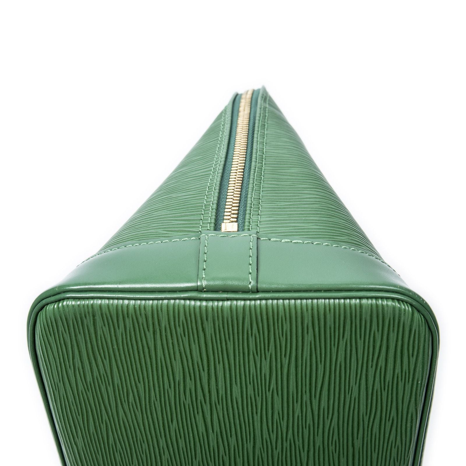 Louis Vuitton Alma Green Epi Handbag — view 7