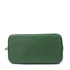 Louis Vuitton Alma Green Epi Handbag — view 6