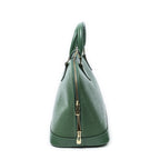 Louis Vuitton Alma Green Epi Handbag — view 4