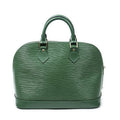 Louis Vuitton Alma Green Epi Handbag