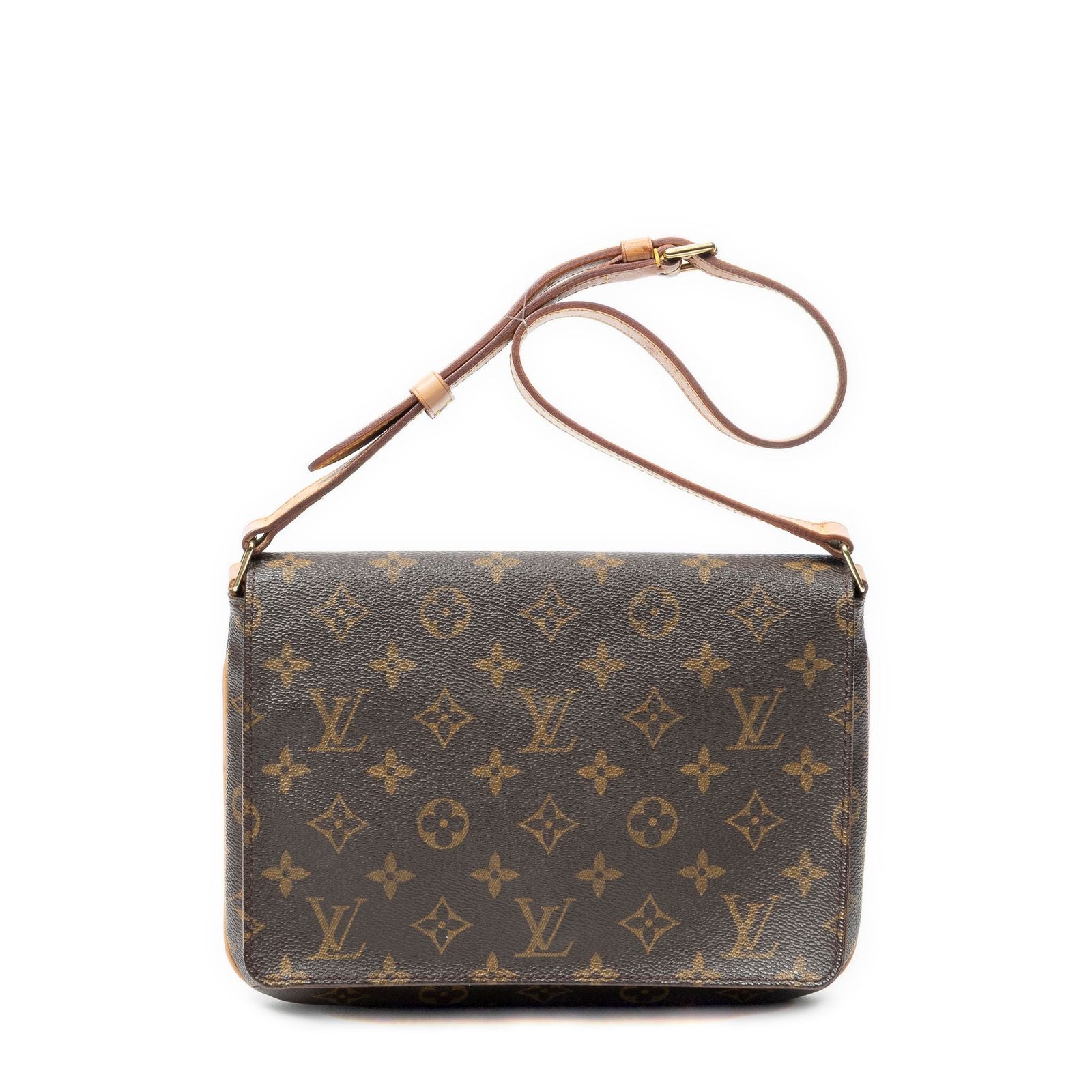 Louis Vuitton Musette Tango Brown Monogram Canvas Shoulder