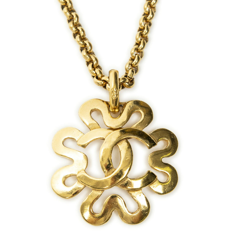 Chanel CC Twisted Flower Necklace — view 2