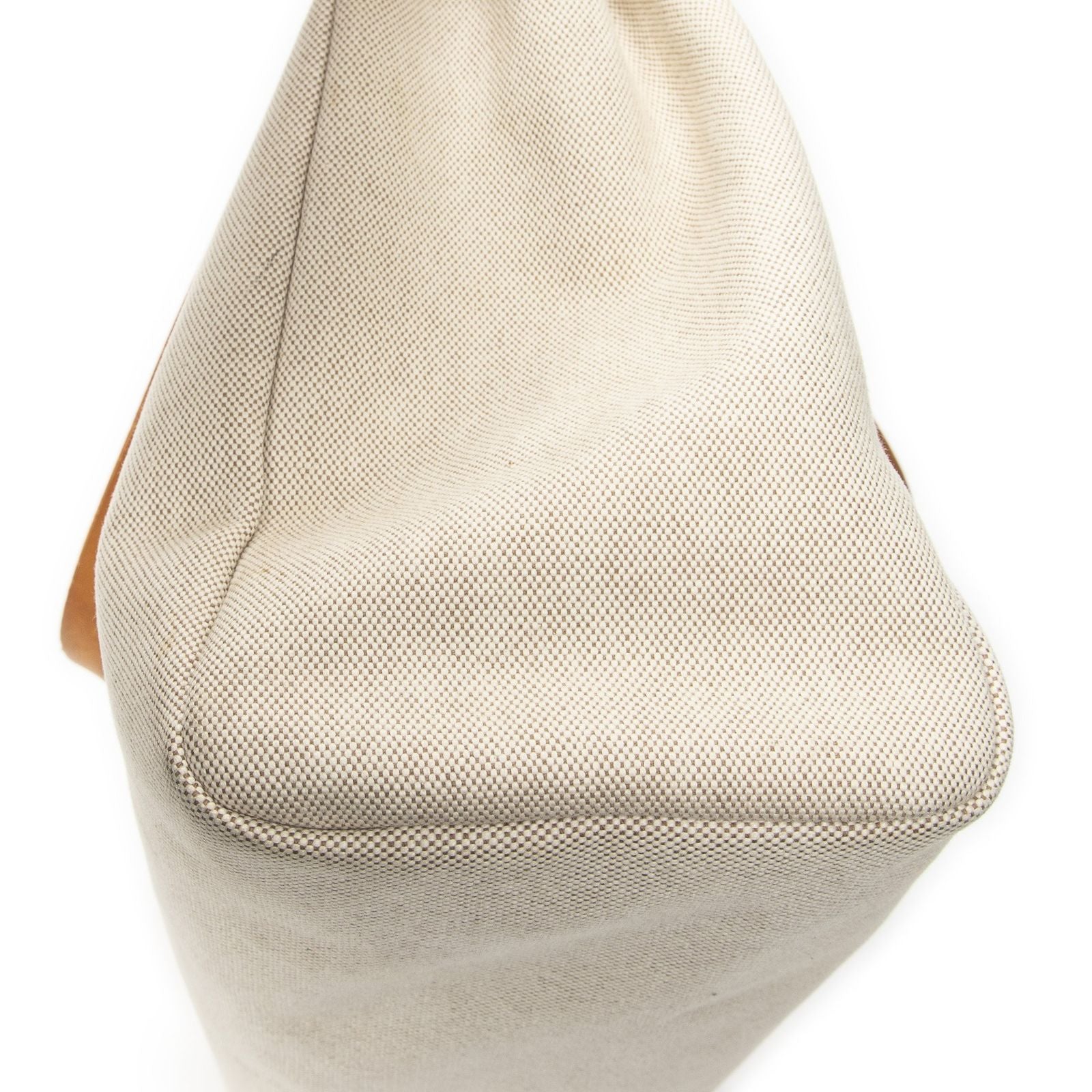Hermes Herbag Cabas Beige Tan Gmab Handbag — view 8