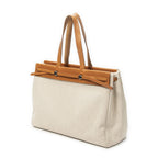 Hermes Herbag Cabas Beige Tan Gmab Handbag — view 2