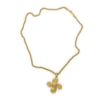 Chanel CC Paisley Pendant Gold Plated