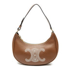 Celine Ava Hobo Brown Calfskin Leather