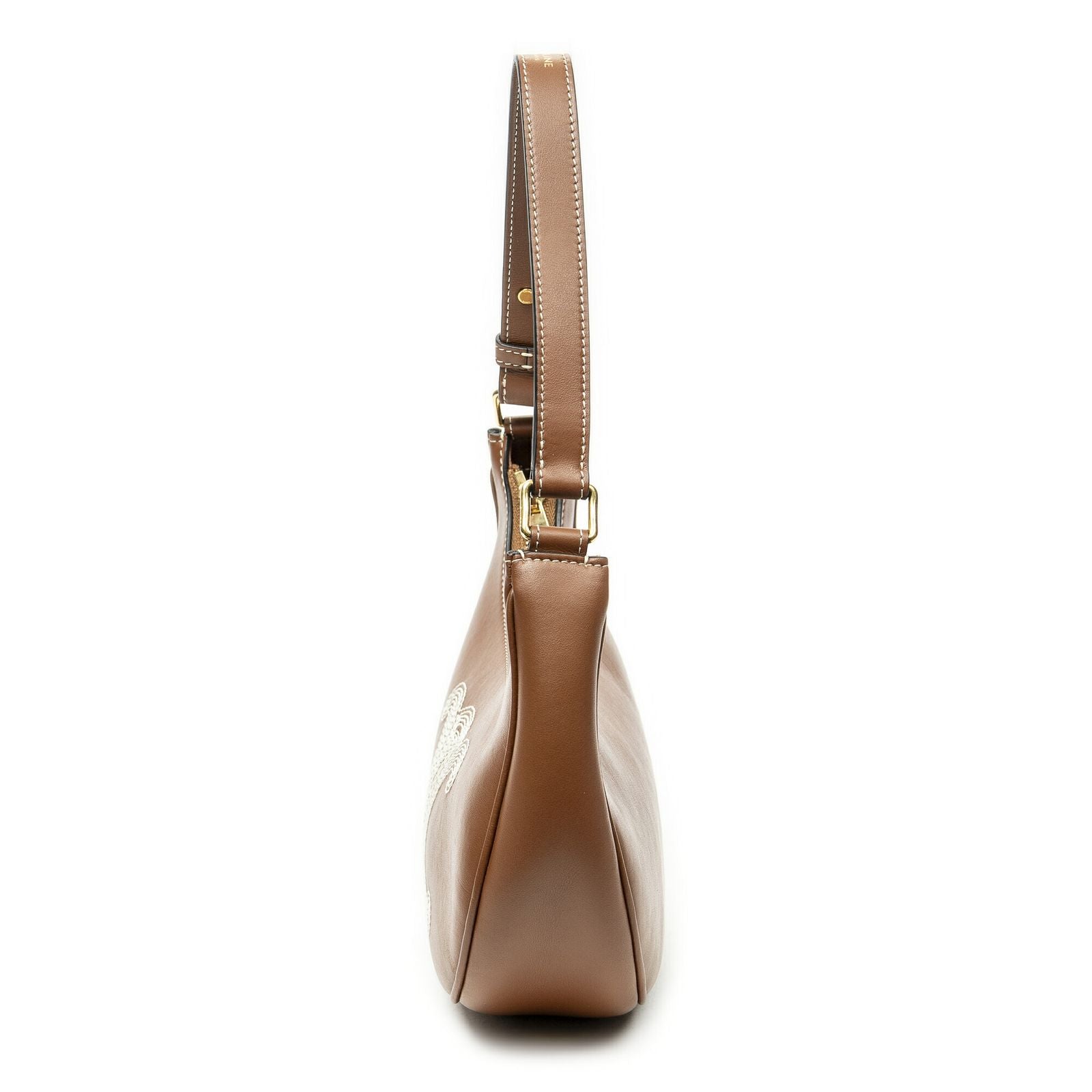 Celine Ava Hobo Brown Calfskin Leather — view 3
