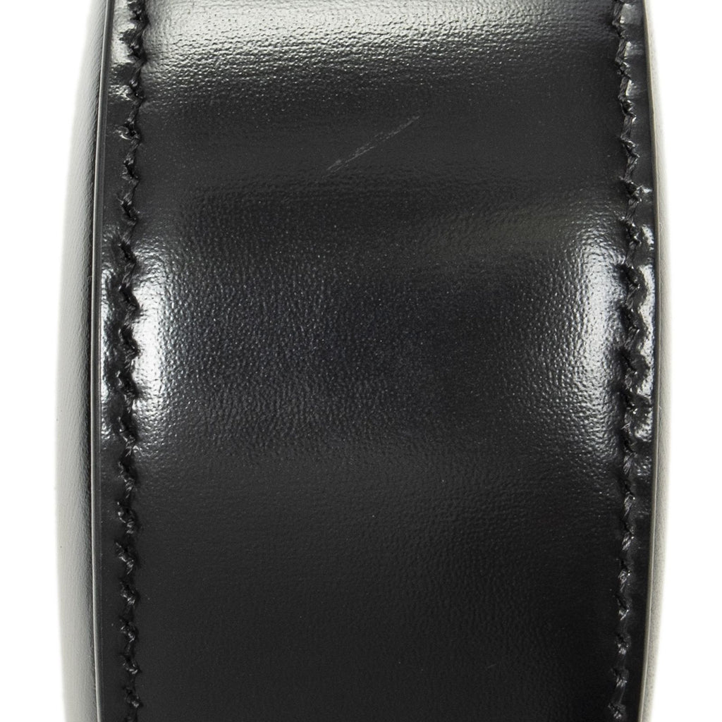 Celine Medium Tilly Triomphe Black Smooth Leather Shoulder — view 7