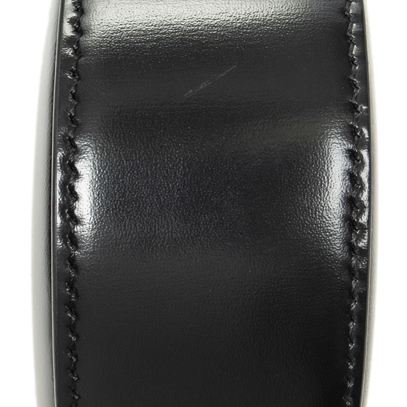 Celine Medium Tilly Triomphe Black Smooth Leather Shoulder — view 7