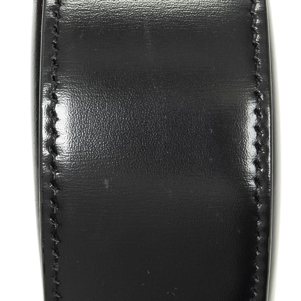 Celine Medium Tilly Triomphe Black Smooth Leather Shoulder — view 8