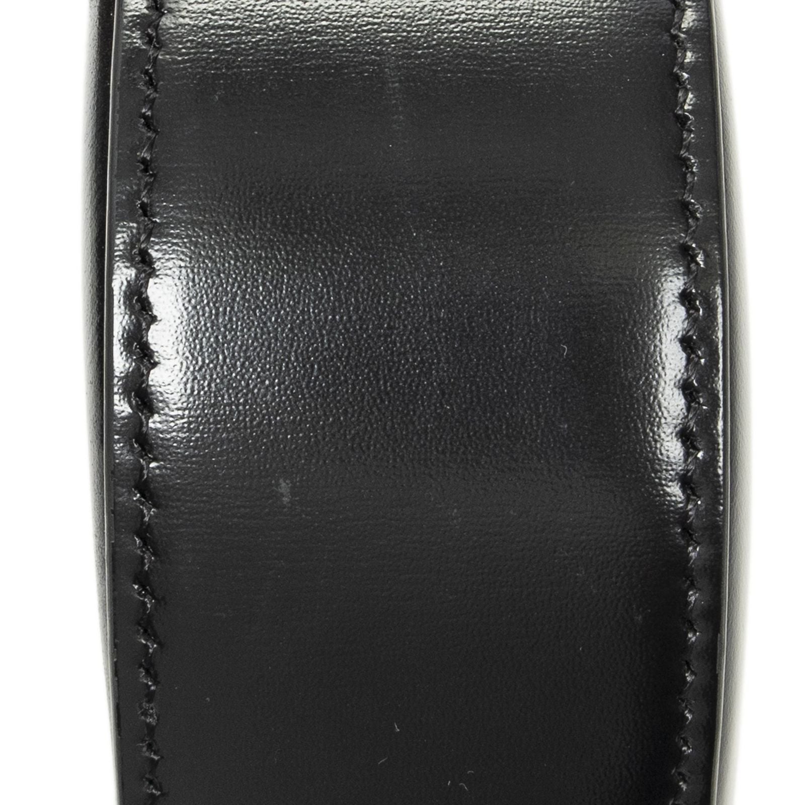 Celine Medium Tilly Triomphe Black Smooth Leather Shoulder — view 8