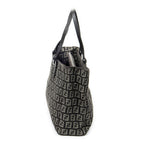 Fendi Tote Brown Beige Zucchi Canvas — view 4