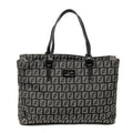 Fendi Tote Brown Beige Zucchi Canvas