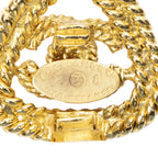 Chanel CC Rectangular Clip on Earrings Gold Plated — view 3