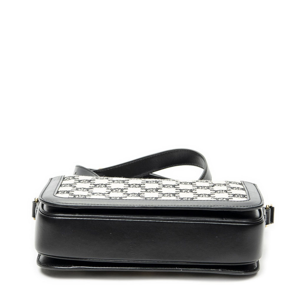 Celine Classique Triomphe Crossbody Black Print Bro Canvas — view 6