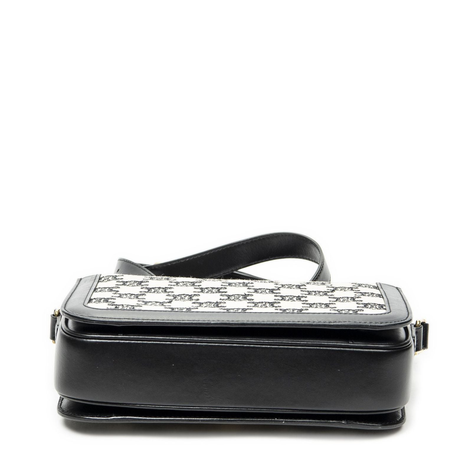Celine Classique Triomphe Crossbody Black Print Bro Canvas — view 6