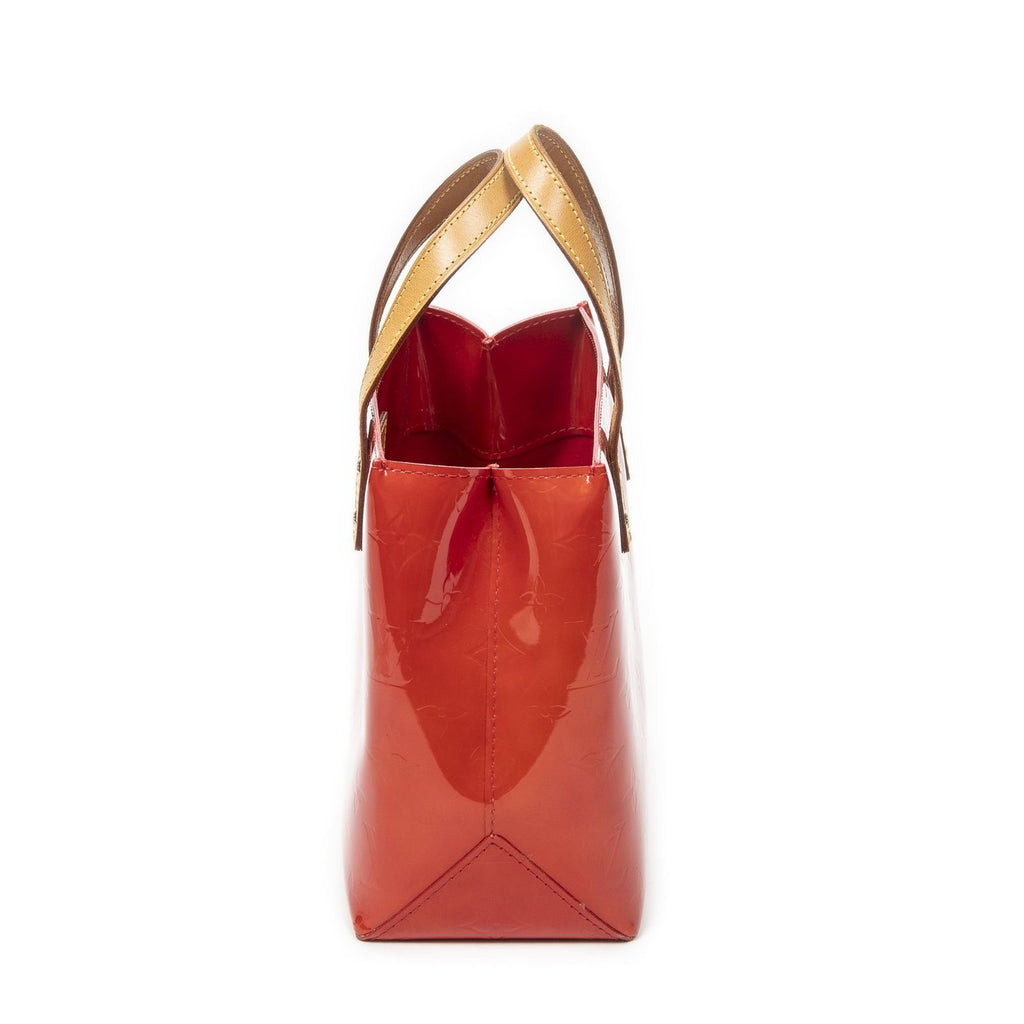 Louis Vuitton Tall Red Monogram Vernis Handbag — view 3