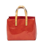 Louis Vuitton Tall Red Monogram Vernis Handbag — view 5