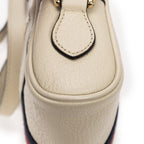 Gucci Mini Web Ophidia Cross Ivory Grain Calf Leather Shoulder — view 8