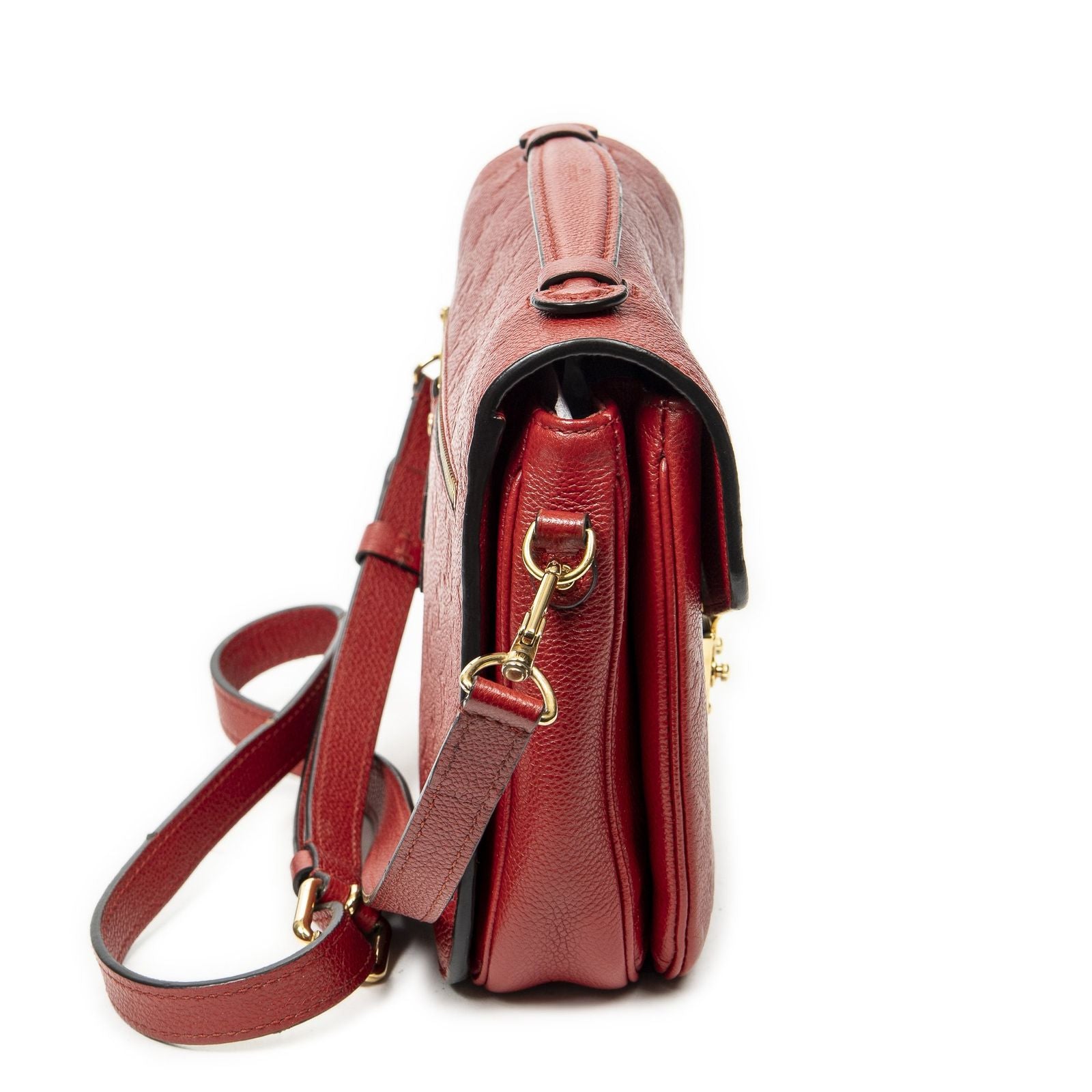 Louis Vuitton Pochette Metis Cherry Monogram Empreinte Handbag — view 4